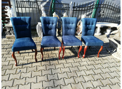 Dining room 4x Chair Set Chairs Suite Upholstery Lehn Living room Wood