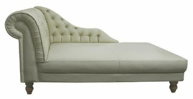 NAPOLEON Chesterfield Chaise Lounge Lounger Couch Sofa Leather Sofa Textile