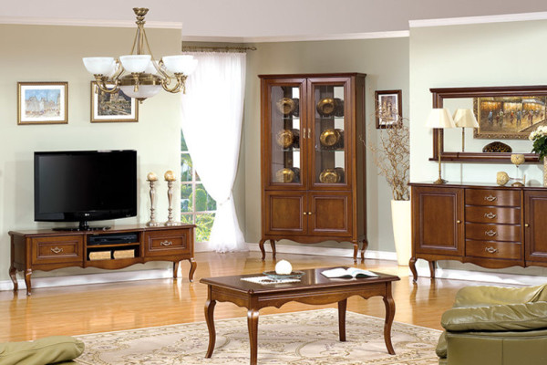 Real wood wooden table Classic Tables Table Dining table round table Royal - Model ZB-3