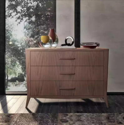 Bedroom Set Bed 2x Bedside tables Chest of drawers Design Luxury Furniture 4pcs