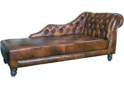 Chaise Longues Chesterfield Lounger Chaise Leather Textile Fabric Sofa Relax