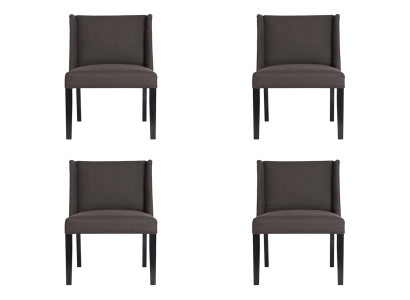 4x Chairs Chair Upholstery Design Lounge Club Seat Lehn Suite Armchair new