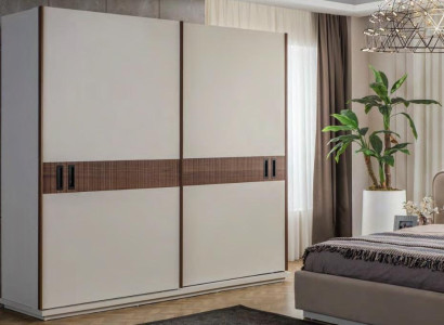 Stylish White Wardrobe Bedroom Cabinets Luxury Wood Furniture