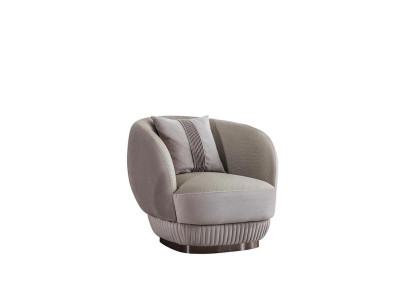 Living room Upholstered Chair Luxury Gray Armchair Furnishings new Modern Furniture