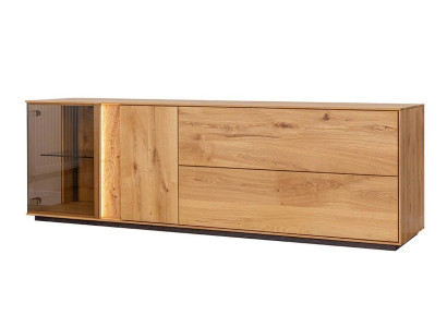 Brown TV wardrobe Living room TV lowboard Designer LED sideboard lowboard