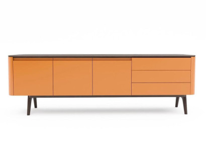 Sideboard Chest of drawers Luxury Cabinets Chests of drawers Living room Wood Furniture Orange