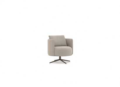 Gray Armchair Living room Upholstered furniture Luxury Textile Upholstered Armchair Furnishings