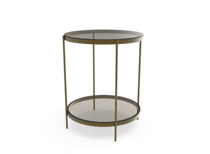 Side table Glass stylish new luxurious modern Gray Coffee table new