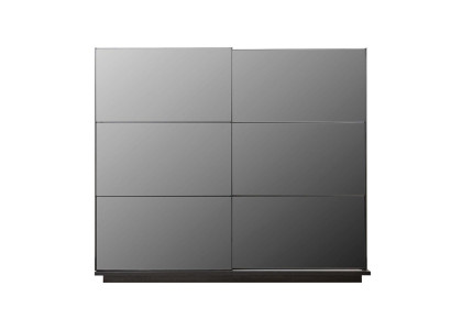 Black Wardrobe Bedroom Modern Wood Wardrobe Cabinet