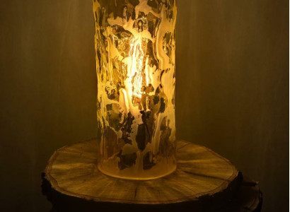 Crystal Bedside table Lamp Table lamp Lamp Light fixture Table Bohemia Desk