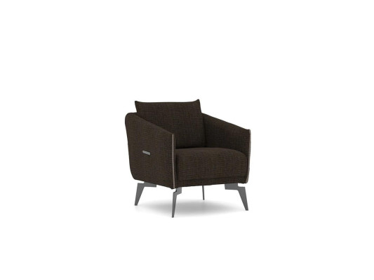 Black Armchair Living room Design Modern Textile Luxury Upholstered furniture
