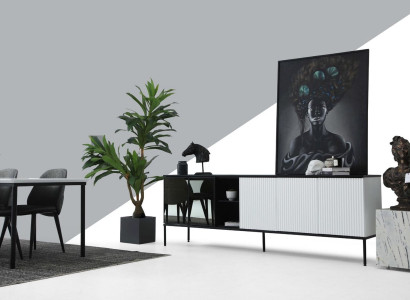 Sideboard Chest of drawers Sideboard Wood Modern White Living room Chests of drawers Design
