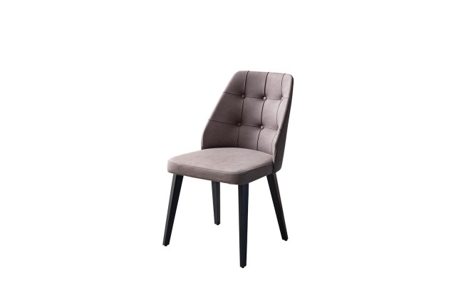 Complete e Dining chairs Chairs Kitchen chairs 6-piece wooden chairs gray