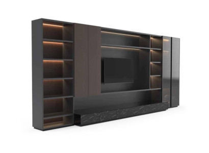Modern Wall unit Living room Wall unit Modern brown Wood Wardrobe