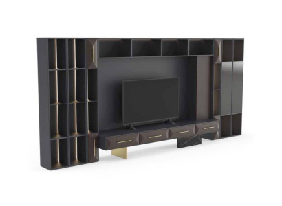 Luxurious Wall unit Living room Furniture Wood TV Stand Modern Design new