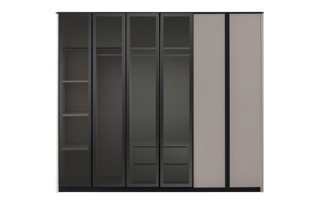 Wooden Wardrobe Wardrobe Wardrobe Wardrobe Modern Gray
