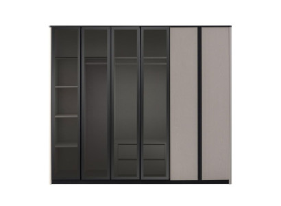 Wooden Wardrobe Wardrobe Wardrobe Wardrobe Modern Gray