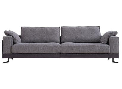 Gray Upholstery 4-Seater Couch Living room Four-Seater Sofa Luxury Furniture