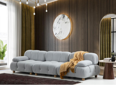 Sofa 3 Seater Three Seater Modern Fabric Gray Sofas Design Living room new