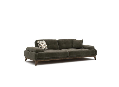 Luxury Upholstered furniture Sofa Three Seater Couch Living room Furnishings Upholstery Fabric