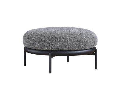 Gray Living room Stool Round Stool Luxury Footstool Upholstered furniture new