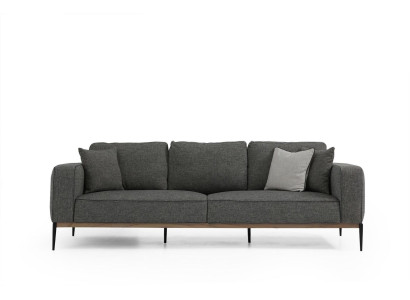 Four Seater Sofa 4 Seater Fabric Sofas Modern Design Living room Gray