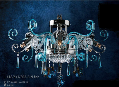 Crystal Light fixture Lamps Ceiling lamp Chandelier Light fixture Bohemia