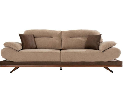Designer Living room Set of 2x 3-Seater Sofas and 2x Armchair new 4-piece.
