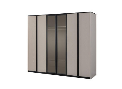 Wardrobe Wardrobe Wardrobe Modern Wooden Cabinet Gray