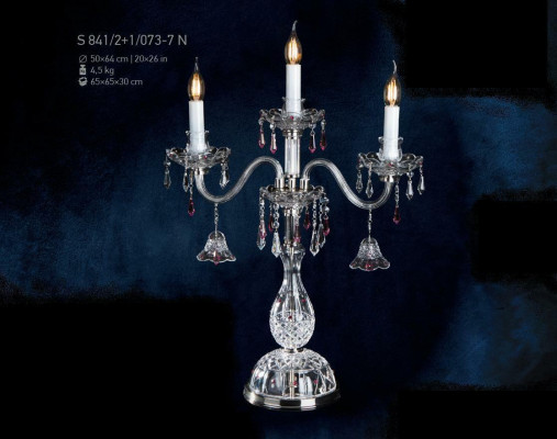 Baroque Style Table Lamp Chandelier Bedside table lights Bohemia