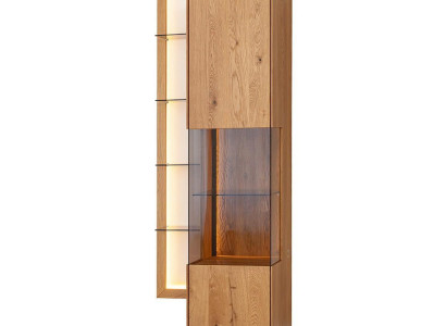 Designer Dining room Sideboard Brown Wood Wardrobe Living Room Display case new