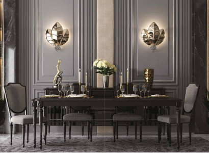 Dining room Set Wood Table Tables 7-piece Complete Set Dining table + 6 Chairs