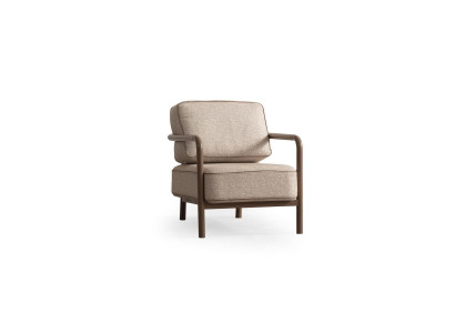 Modern Beige Armchair Single Seater Designer Living Room Armchair