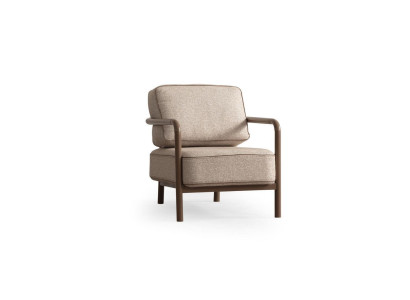 Modern Beige Armchair Single Seater Designer Living Room Armchair