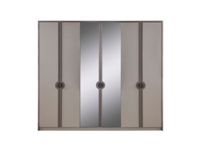 Wardrobe Wardrobe Wardrobe Modern Wooden Cabinet Gray
