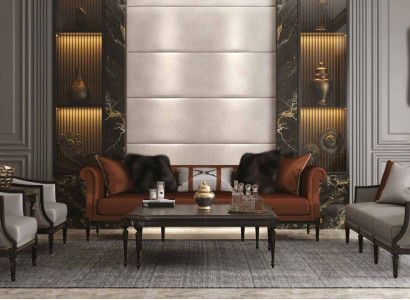 Sofa set 4+3+1+1 Seater Set Design Sofa Upholstery Couch Modern Luxury