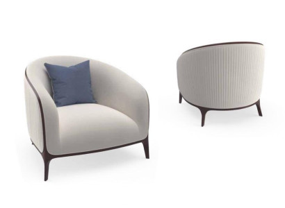 Armchair Design Couch 1 Seater Textile Lounge Upholstery Luxury Seat Relax
