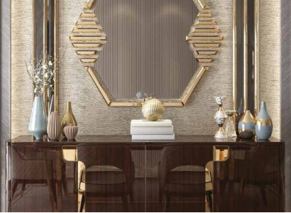 Luxury Living room Sideboard brown Chest of drawers Modern Furniture Design Set new