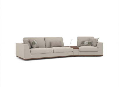 new Textile Furniture Upholstered furniture Three Seater Sofa Couch Design Furnishings