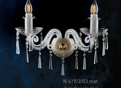 Cristal Applique Murale Chandeliers KristAll uchter Luster Elite Bohemia Neuf