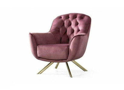 Designer Chesterfield Armchair exclusive r Upholstery Living room single seater