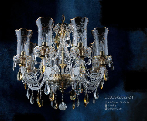 Bohemia Crystal Lamp Light fixture Lamp Ceiling lamp Chandelier