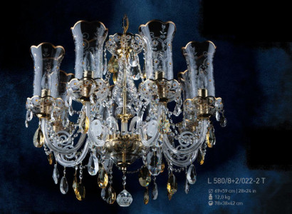 Bohemia Crystal Lamp Light fixture Lamp Ceiling lamp Chandelier