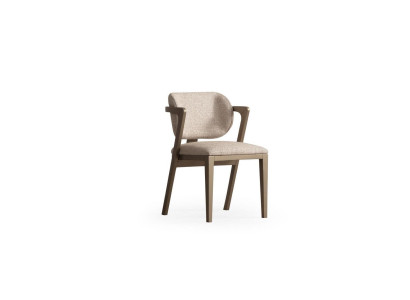 Beige Dining room Chair exclusive Dining chairs Designer wooden frame