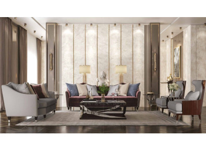 Luxury Living room Set Sofa set 3+3+1+1 Seater comfortable 2x Armchair new