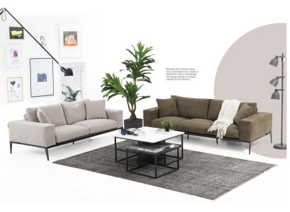 Sofa set 32 ​​Seater Sofa Suite Gray Sofas Modern Group Set new