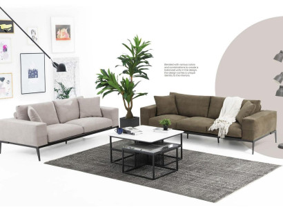 Sofa set 32 ​​Seater Sofa Suite Gray Sofas Modern Group Set new