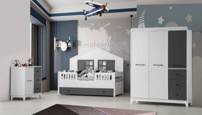 Modern Set for Childrens room Multicolor Perfect furniture for your interior