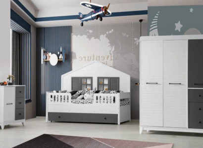 Modern Set for Childrens room Multicolor Perfect furniture for your interior