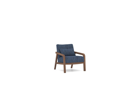 Blue Sofa set Set Three Seater Sofas Living room Armchair Modern Design Textile